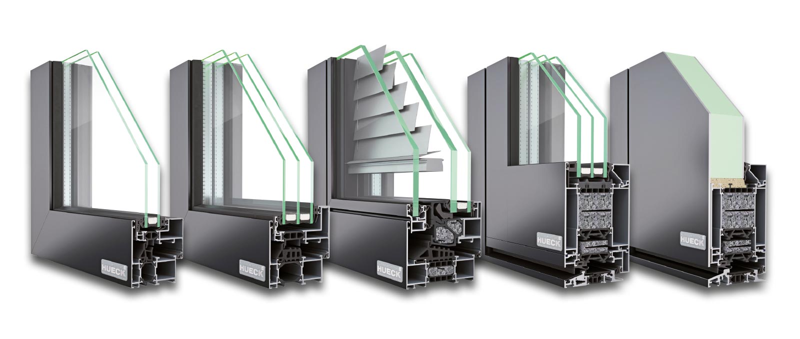 Profilés aluminium de fenêtres