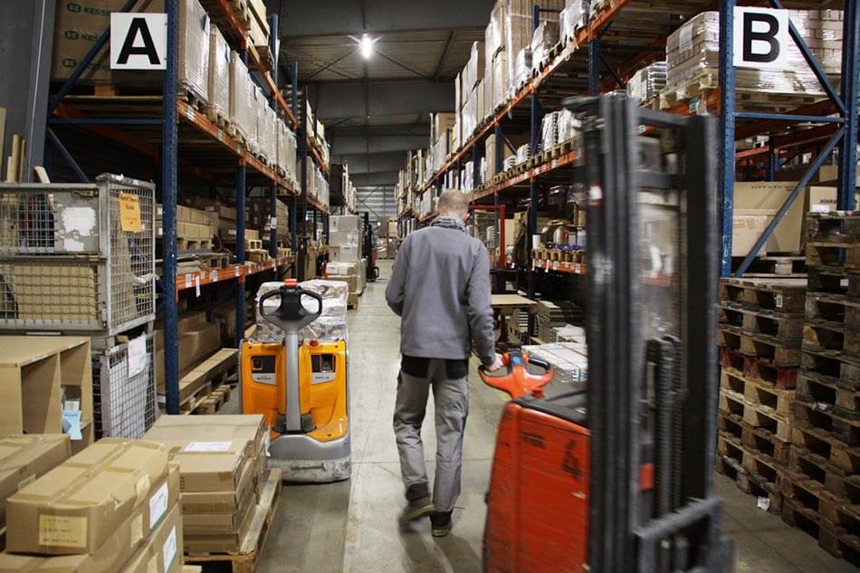 Entrepôt de Stockage de marchandises à Sélestat par le Pôle Travail des Tournesols