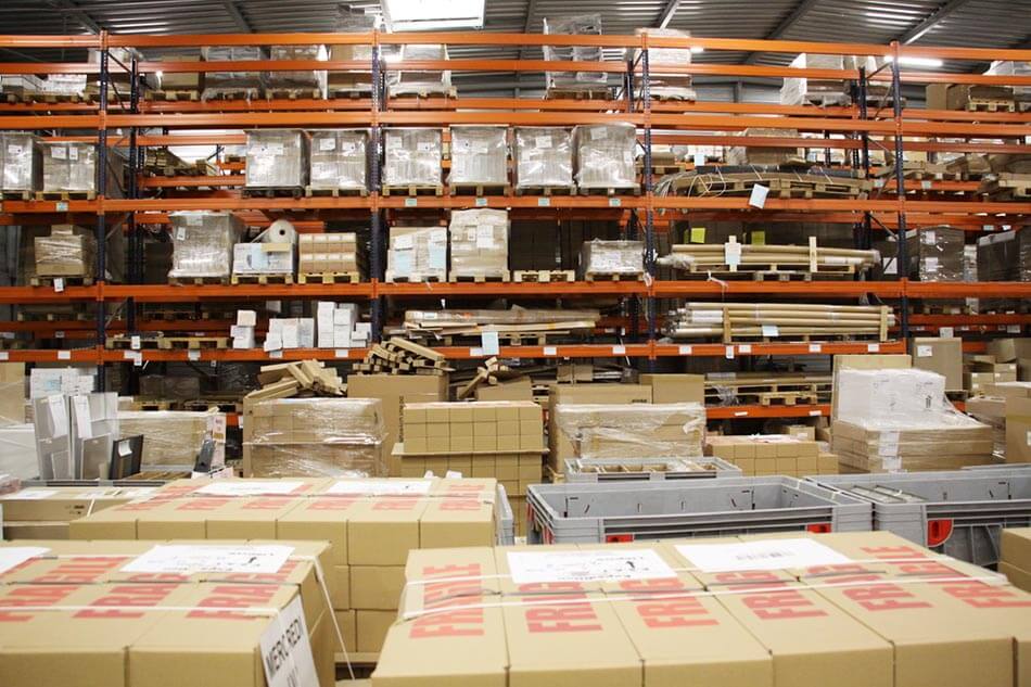 Entrepôt de Stockage de palettes de marchandises à Sélestat par le Pôle Travail des Tournesols